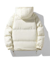 Lebhafte Polyester Kapuzen-Pufferjacke